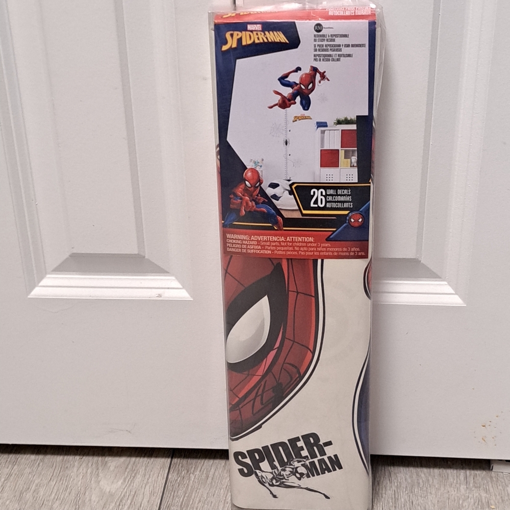 Brand New "Spiderman" Wall Decals and growth chart